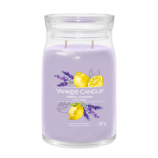 Lemon Lavender - Signature Large Jar Scented Candle