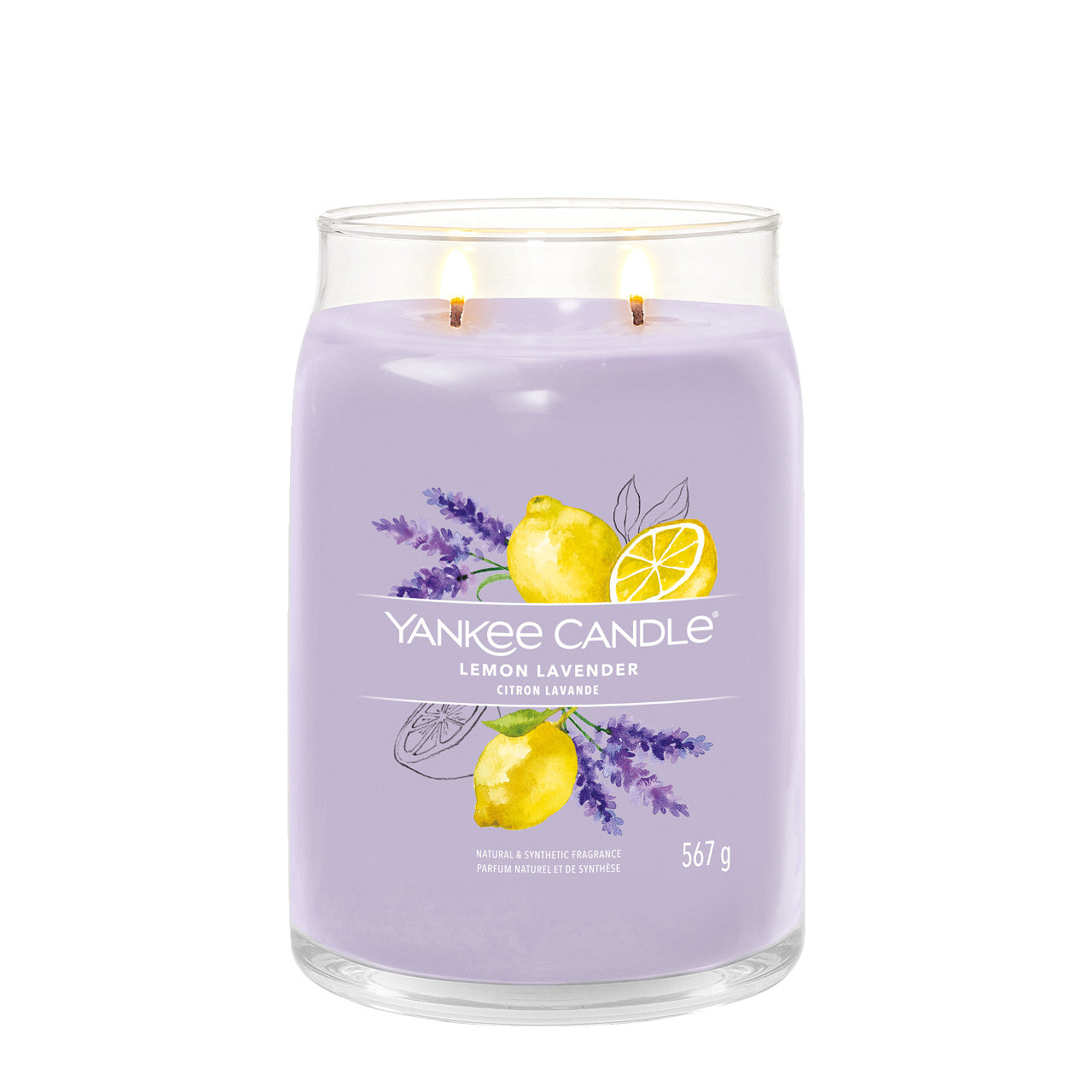 Lemon Lavender - Signature Large Jar Scented Candle