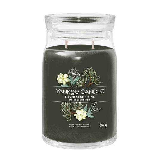 Silver Sage and Pine - Signature Large Jar Scented Candle