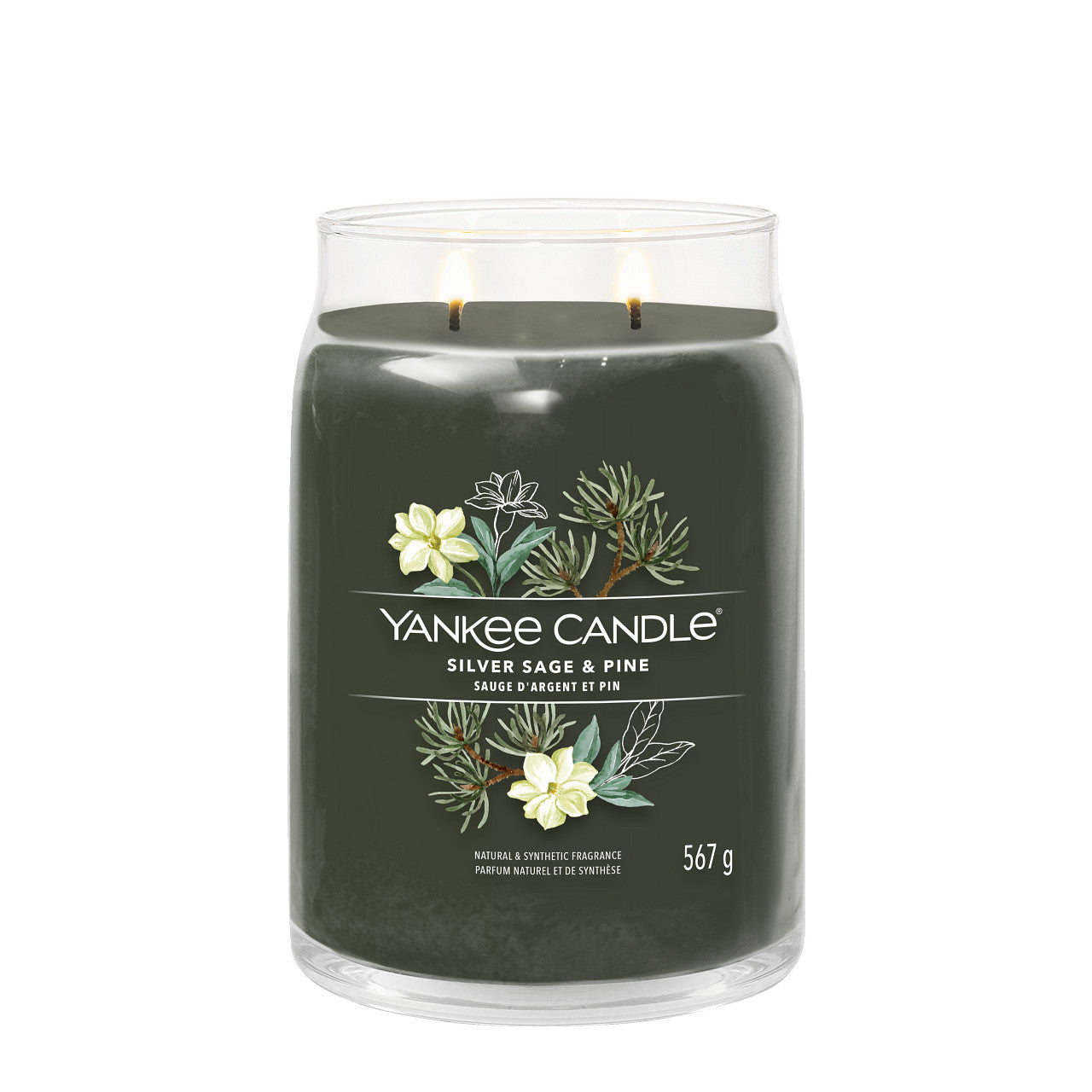 Silver Sage and Pine - Signature Large Jar Scented Candle