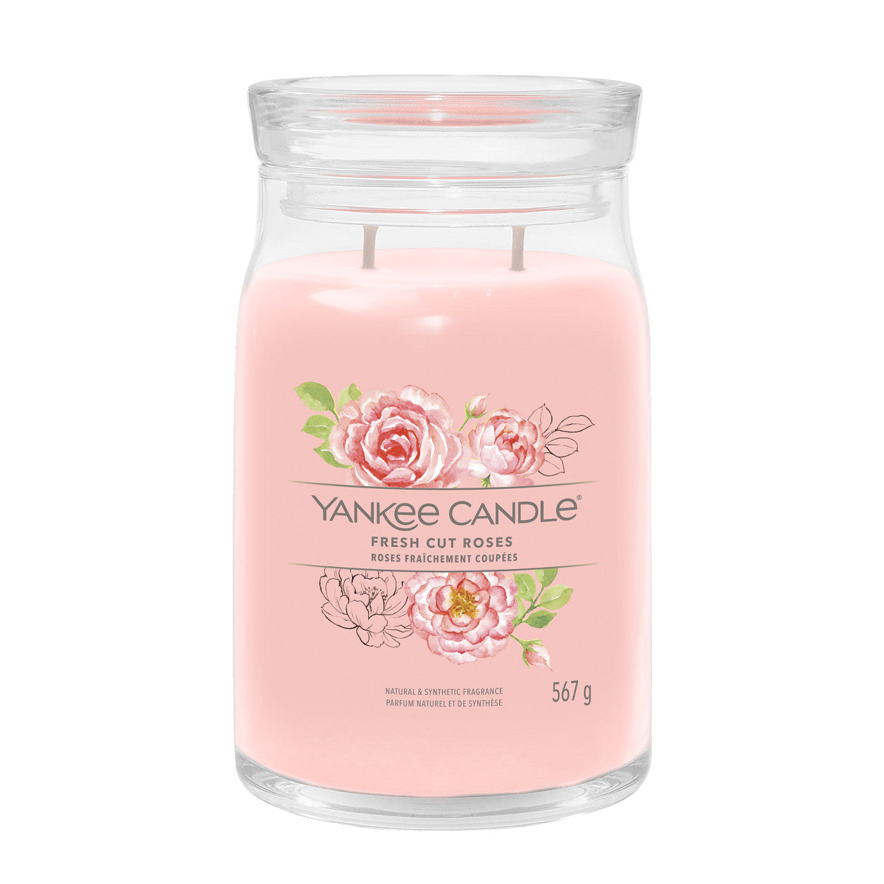 Fresh Cut Roses - Signature Large Jar Scented Candle