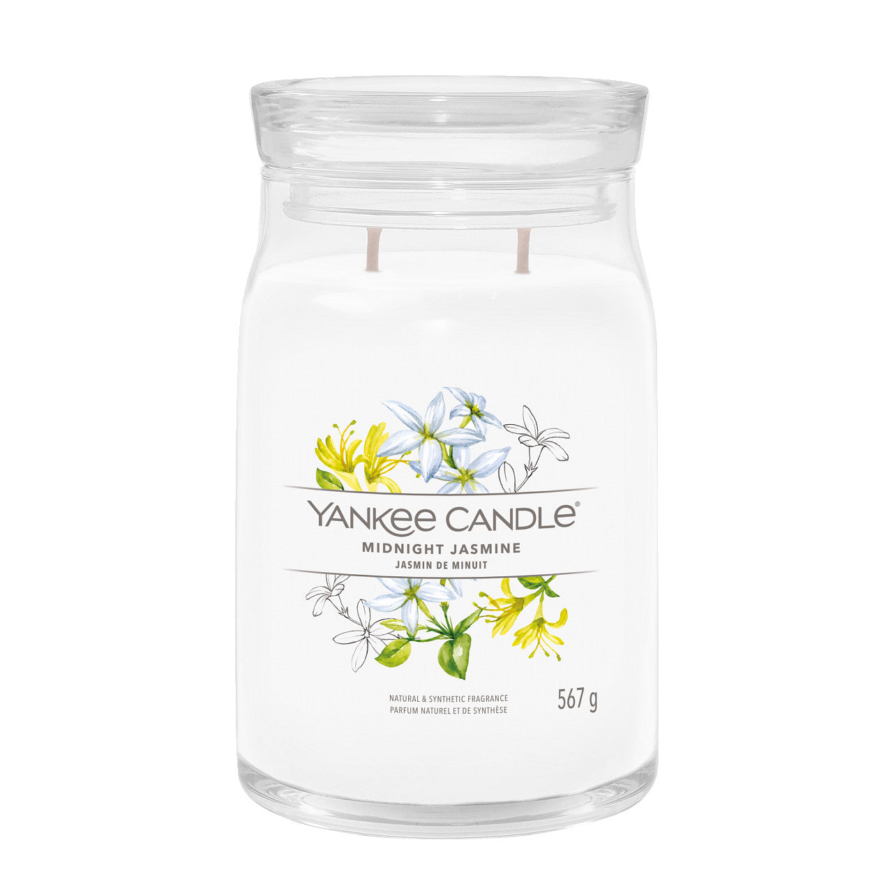 Midnight Jasmine - Signature Large Jar Scented Candle