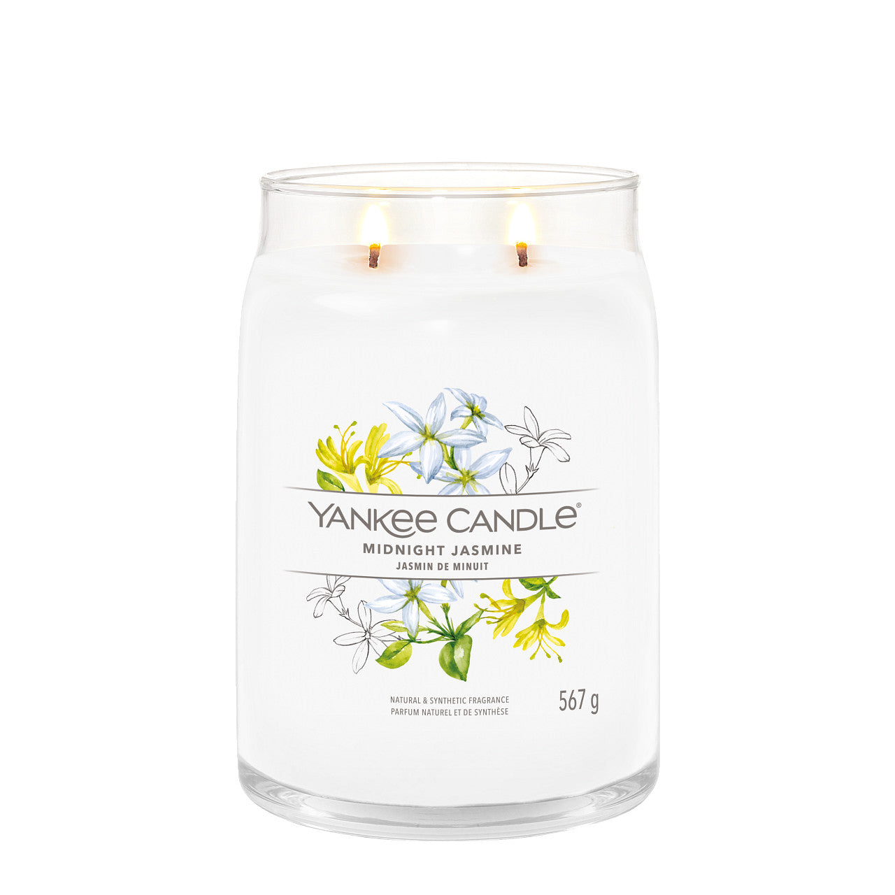 Midnight Jasmine - Signature Large Jar Scented Candle