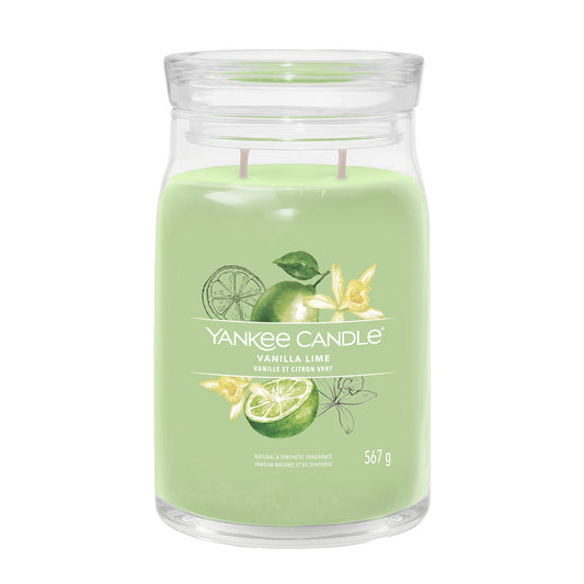 Vanilla Lime - Signature Large Jar Scented Candle