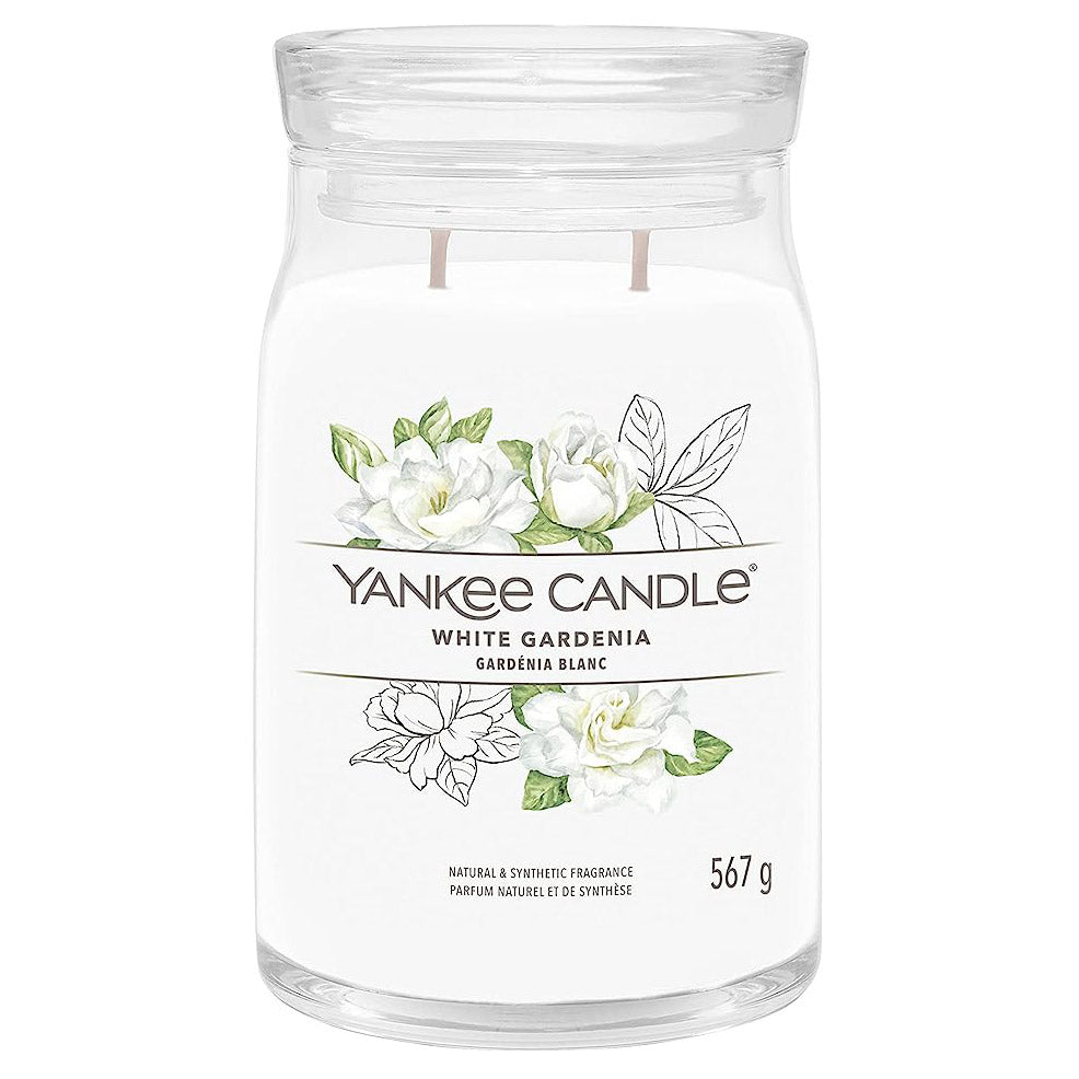 White Gardenia - Signature Large Jar Scented Candle