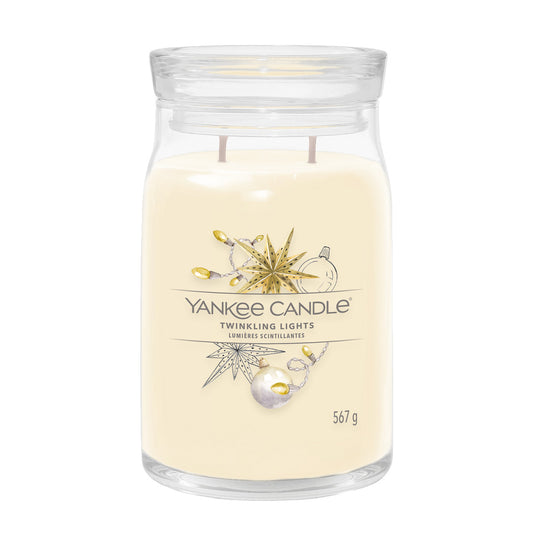 Twinkling Lights - Signature Large Jar Scented Candle