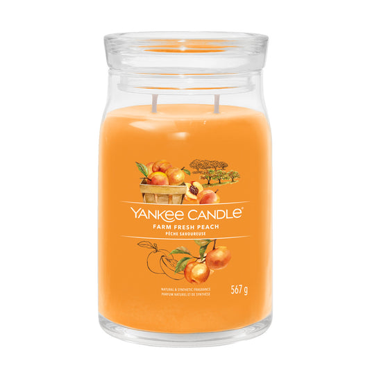 Farm Fresh Peach - Signature Large Jar Scented Candle
