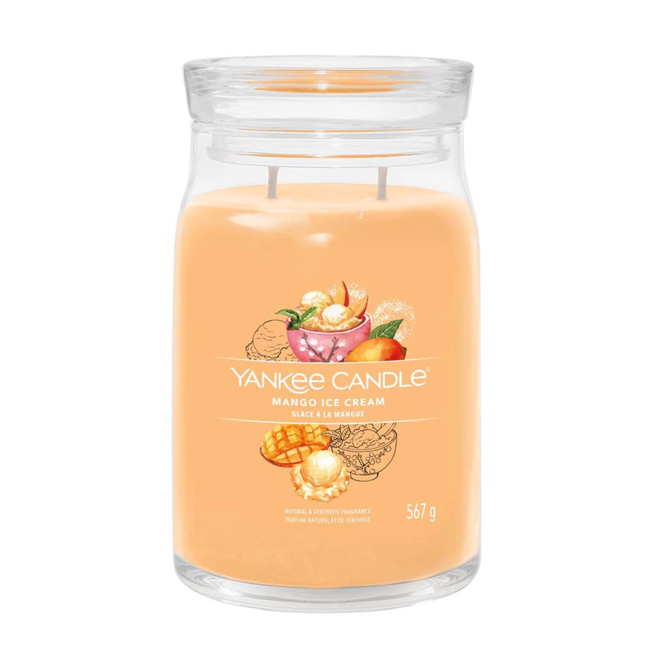 Mango Ice Cream - Signature Large Jar Scented Candle