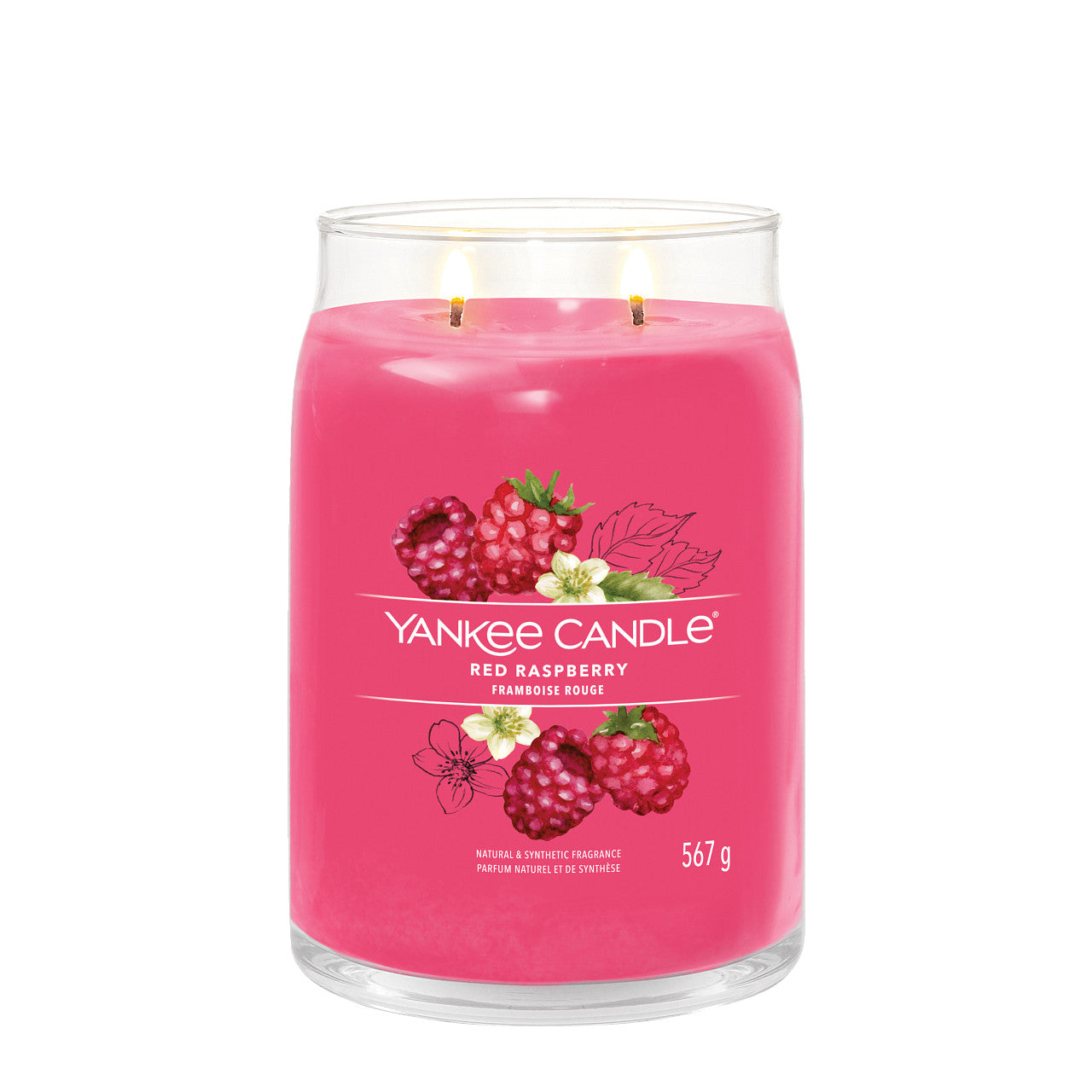 Red Raspberry - Signature Large Jar Scented Candle