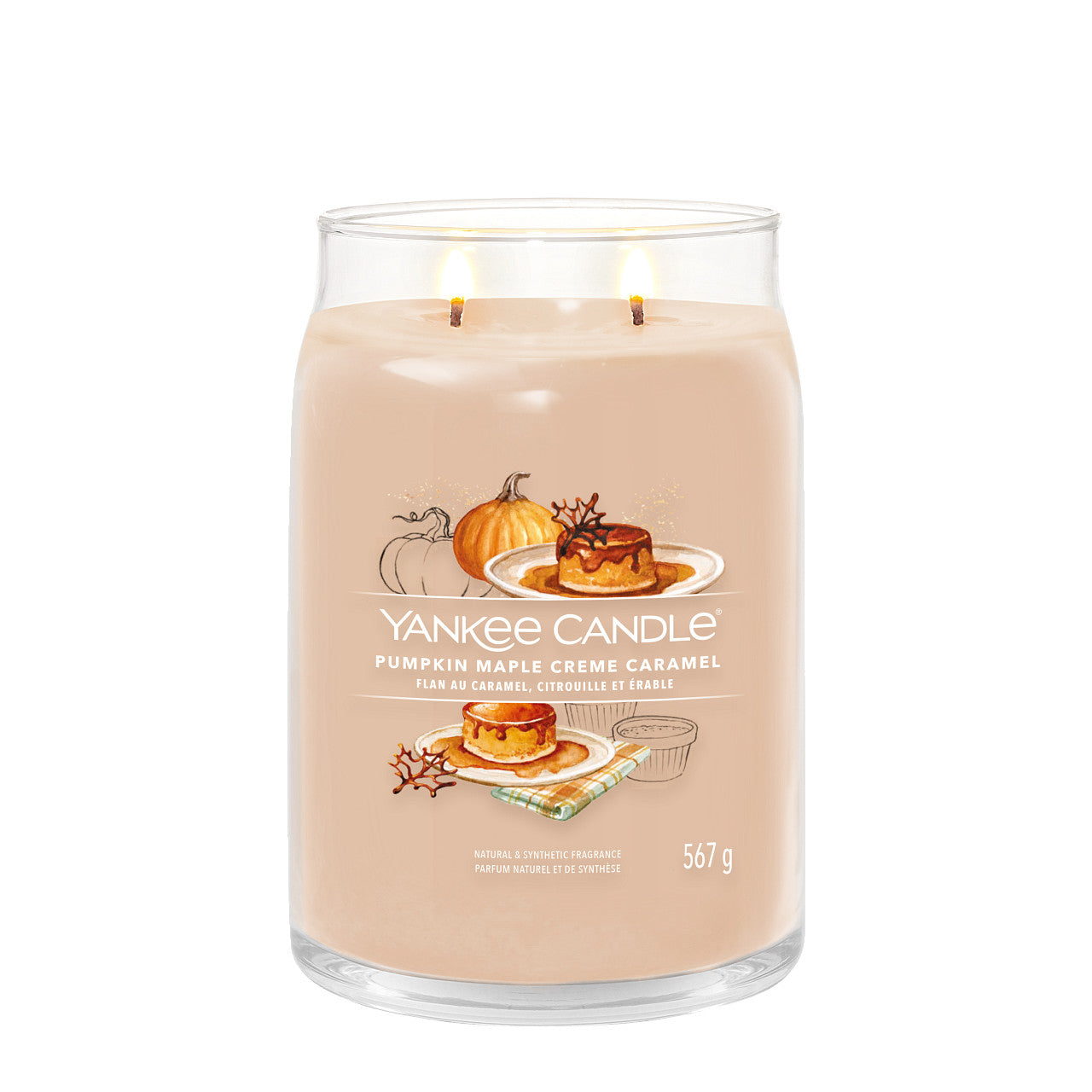 Pumpkin Maple Crème Caramel - Signature Large Jar Scented Candle