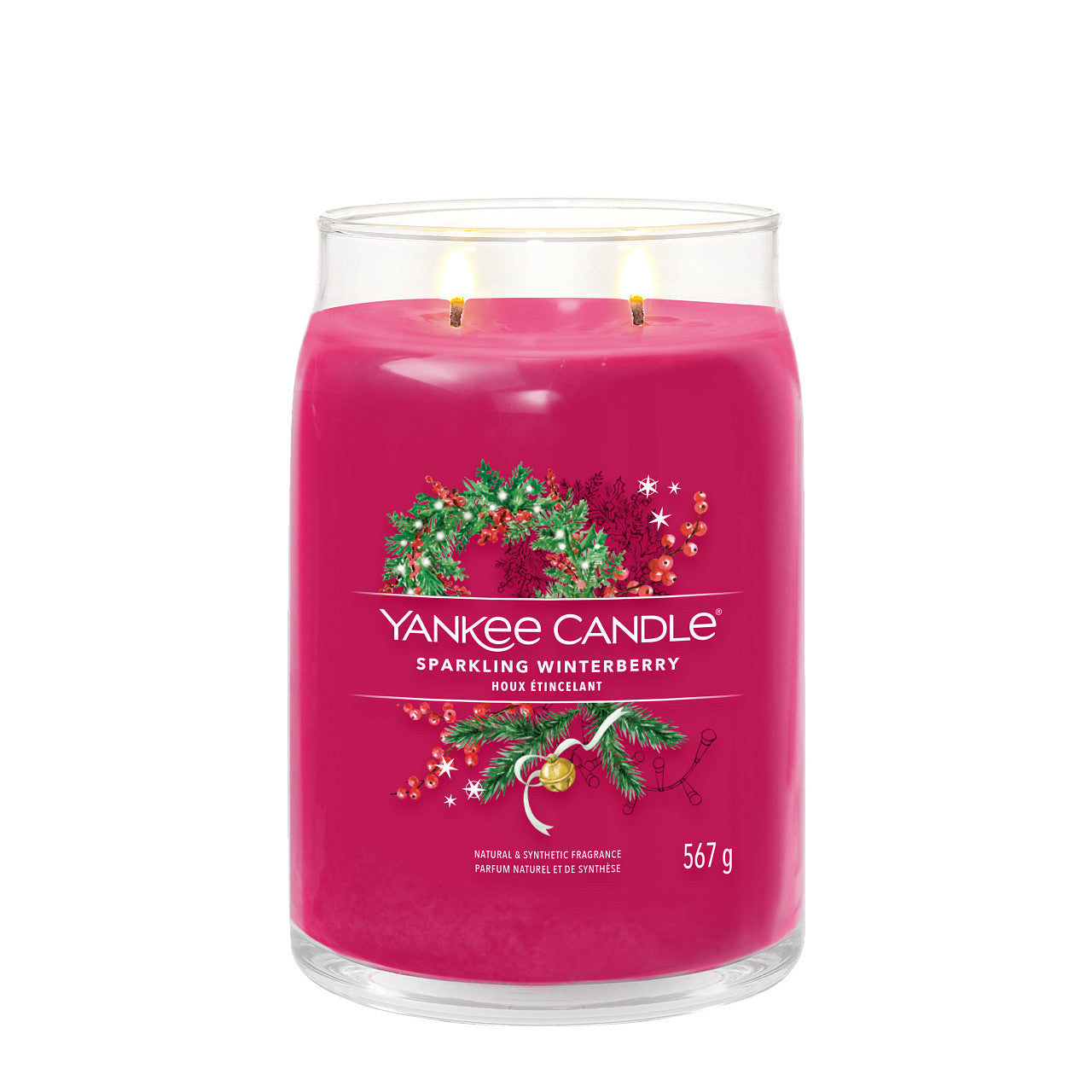 Sparkling Winterberry - Signature Large Jar Scented Candle