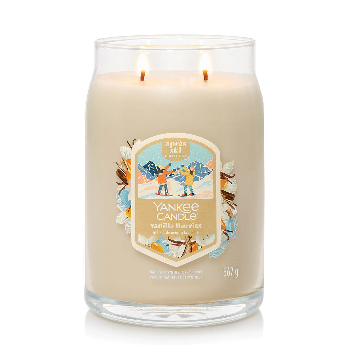 Vanilla Flurries - Signature Large Jar Scented Candle