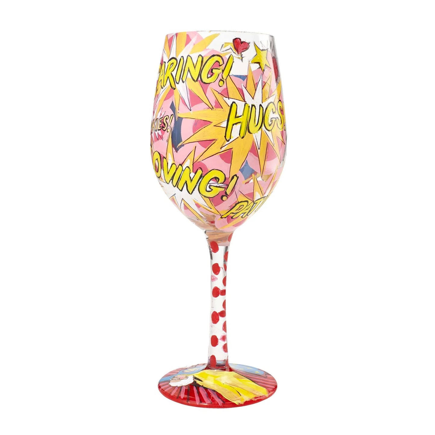 Super Grandma Wine Glass