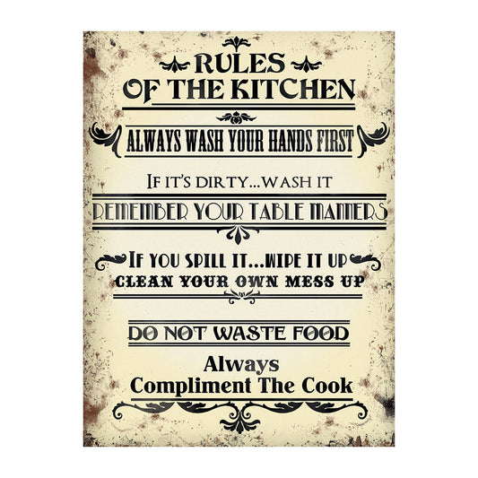 Rules of the Kitchen (Small)