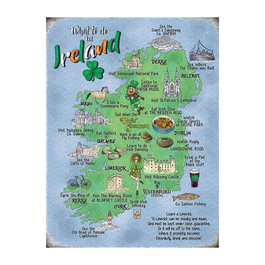 What to do in Ireland - Map (Small)