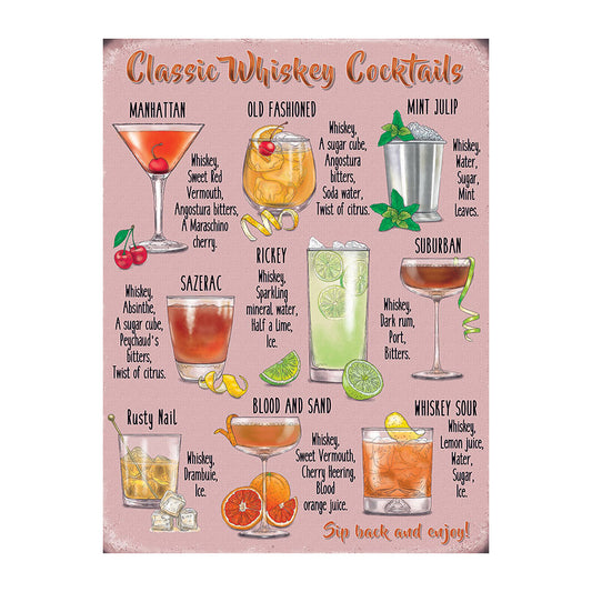 Classic Whiskey Cocktail Recipes (Small)