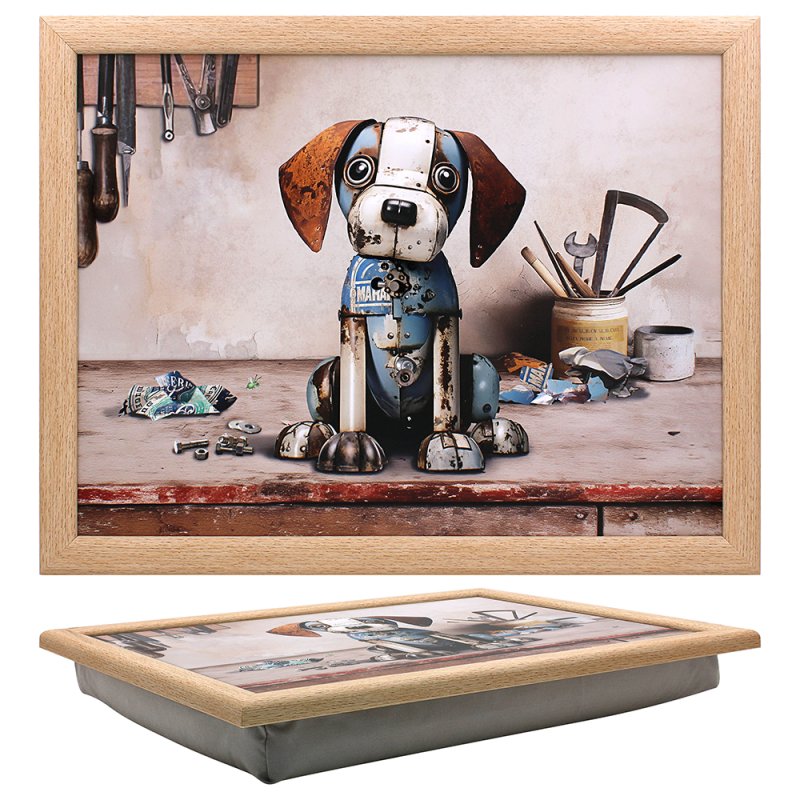 Bug Art - Scrap Beagle Lap Tray