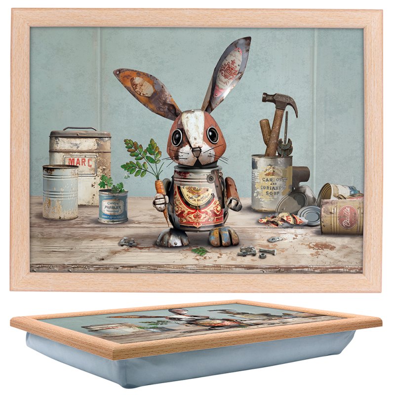 Bug Art - Scrap Rabbit Lap Tray