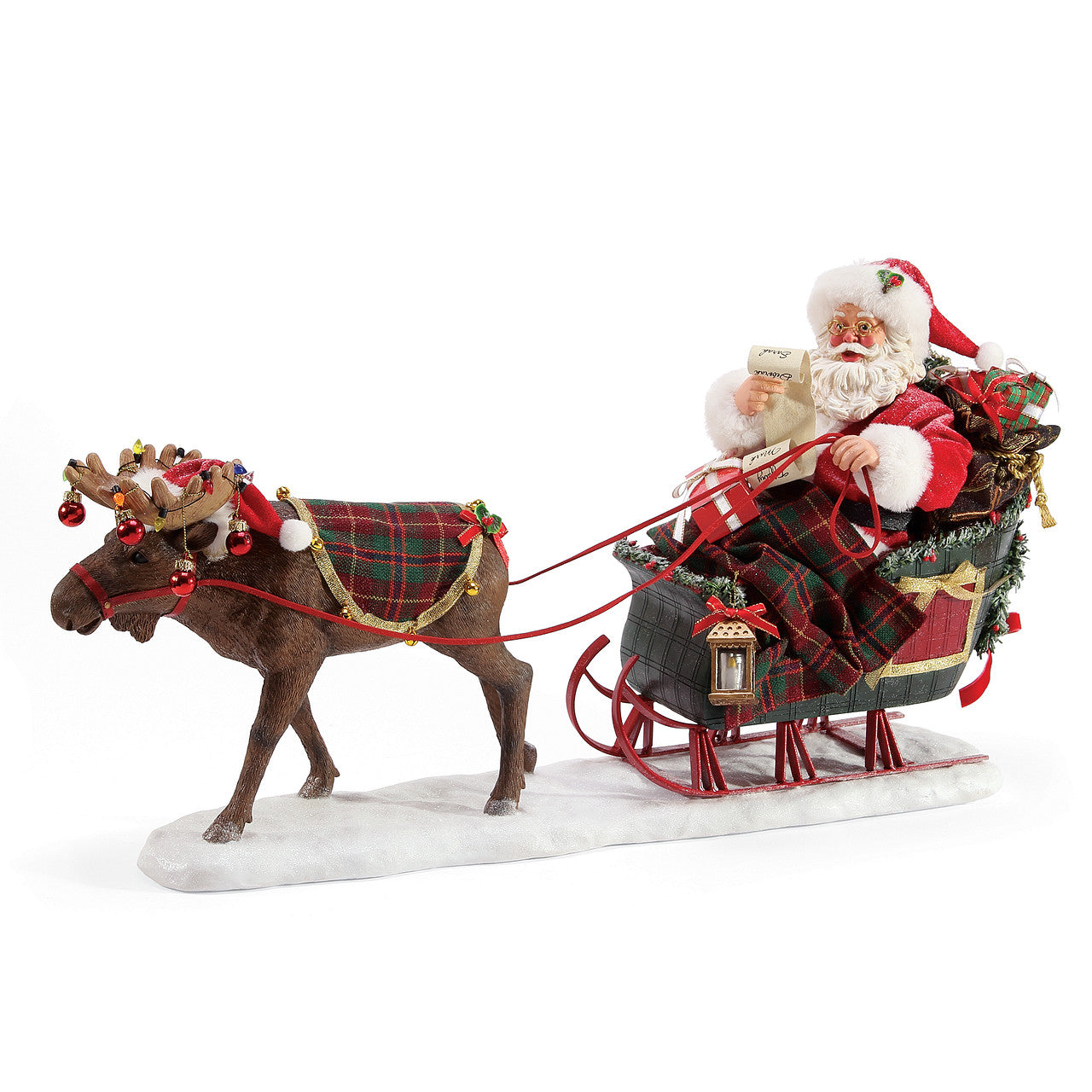 ChristMoose Time - Santa Sleigh