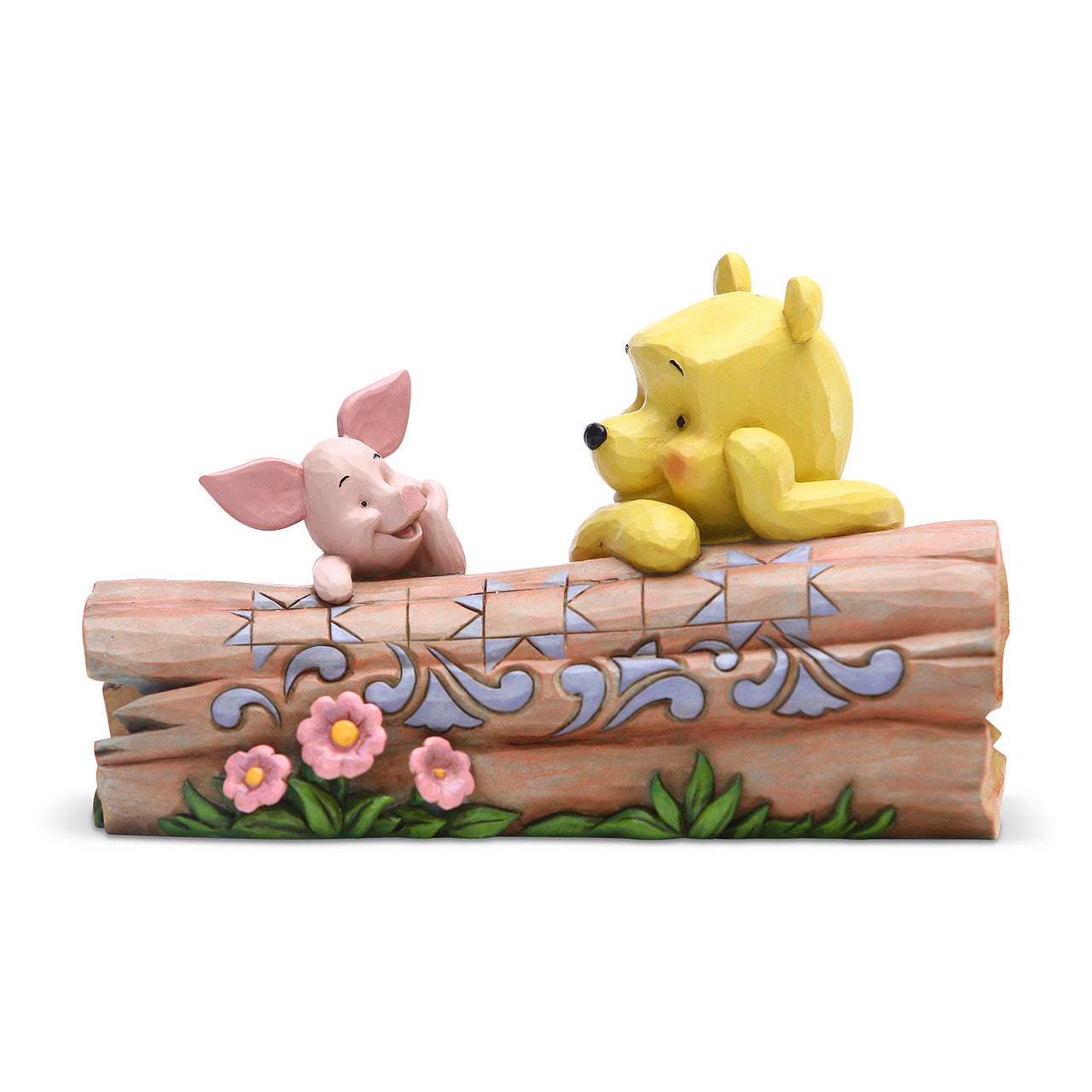 Truncated Conversation - Pooh and Piglet on a Log