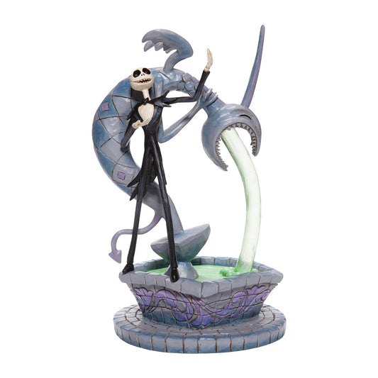 Soulful Soliloquy - Jack Skellington and fountain