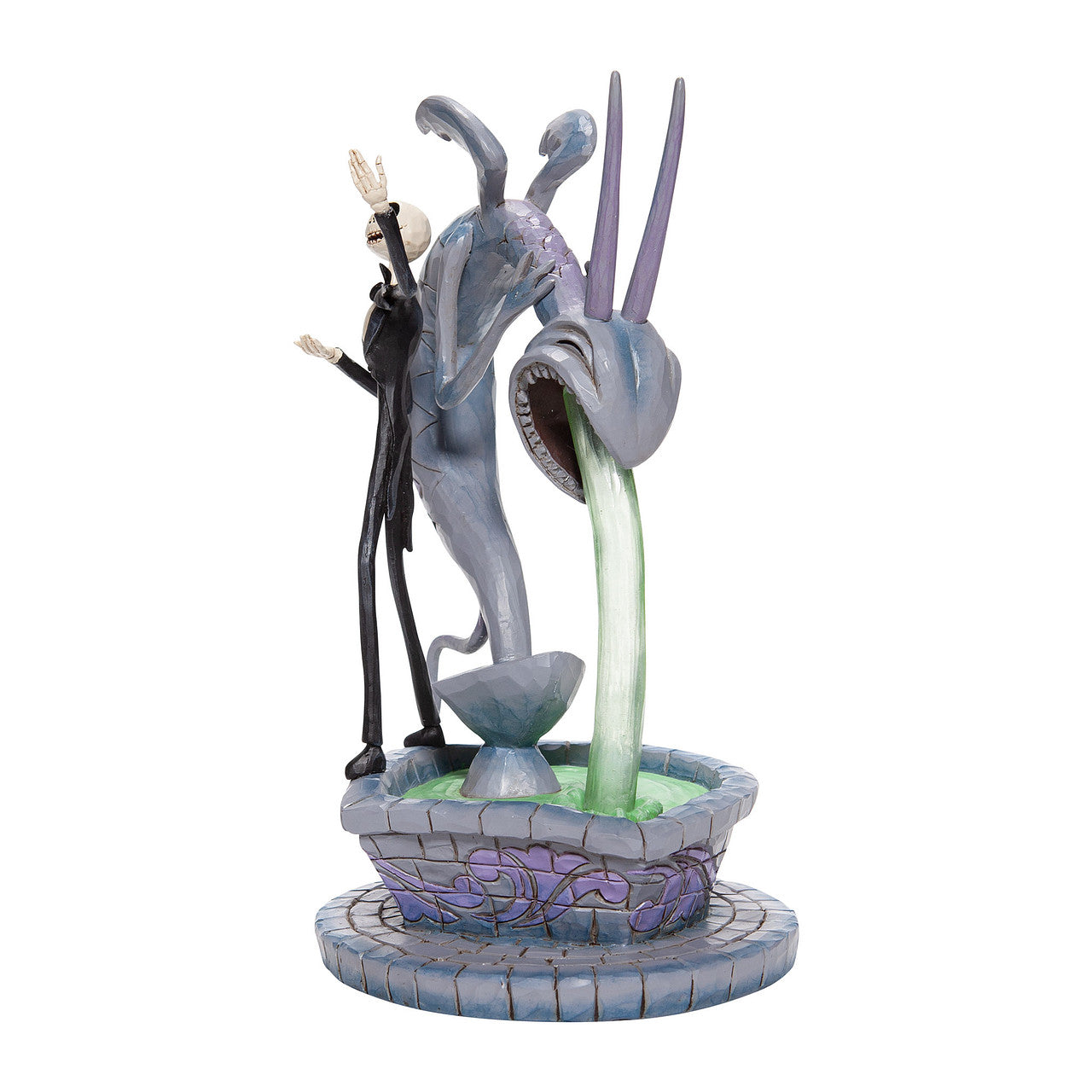 Soulful Soliloquy - Jack Skellington and fountain