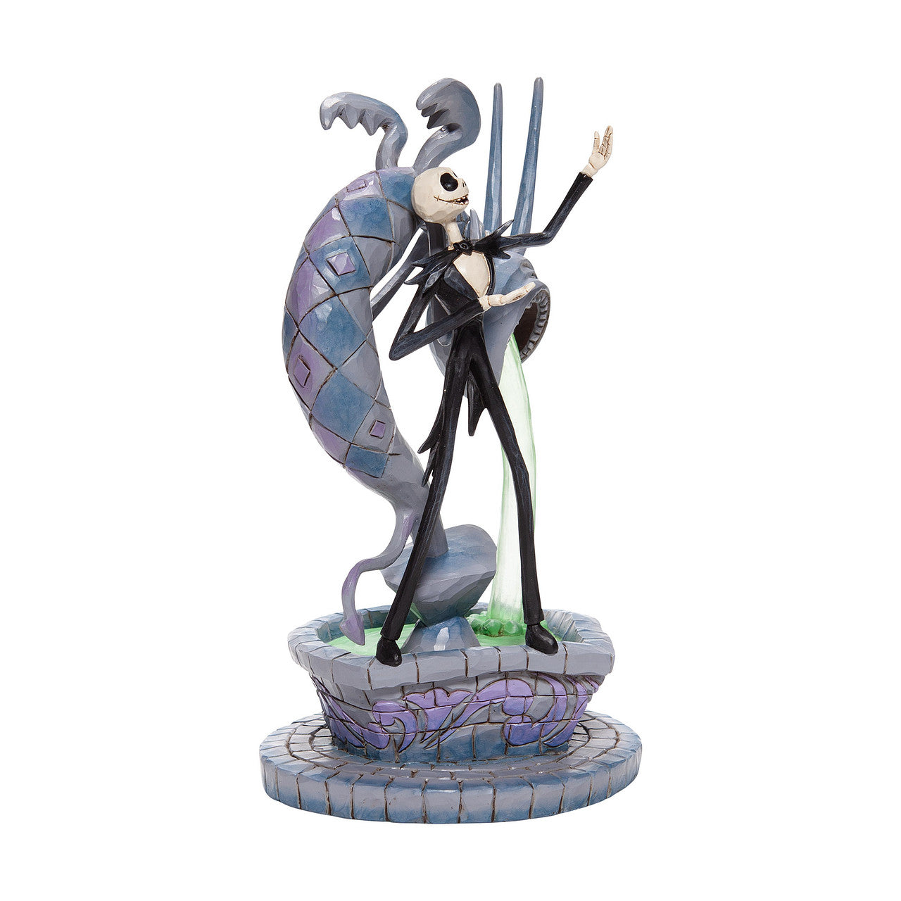 Soulful Soliloquy - Jack Skellington and fountain