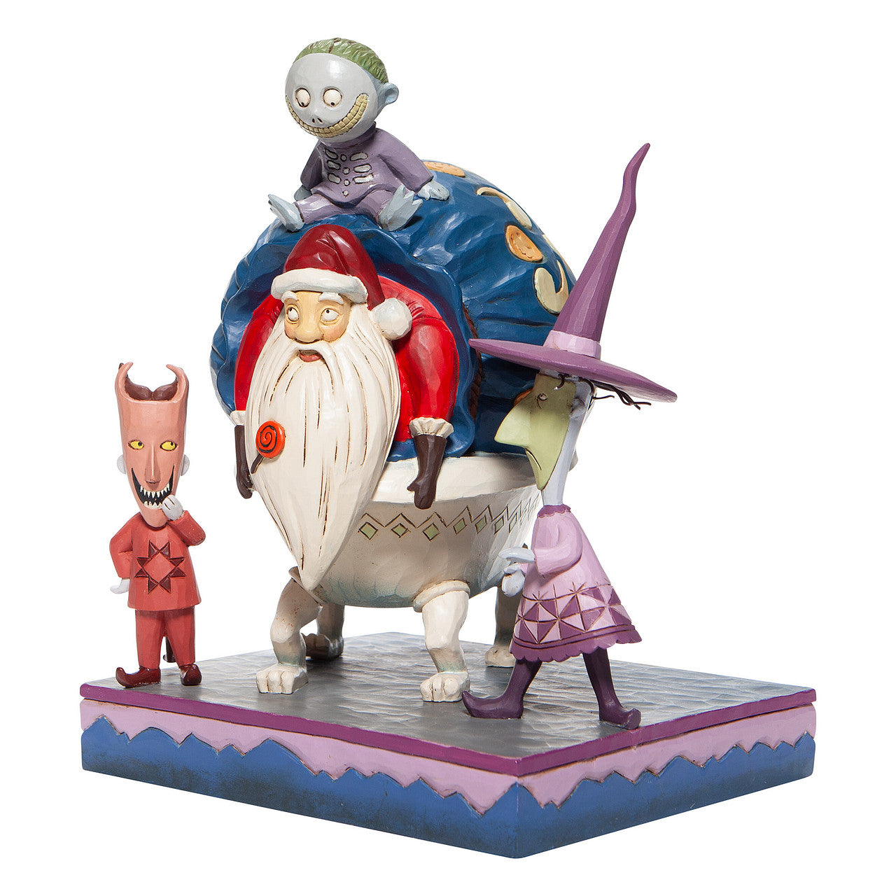 Bagged and Delivered - Lock, Shock and Barrel with Santa