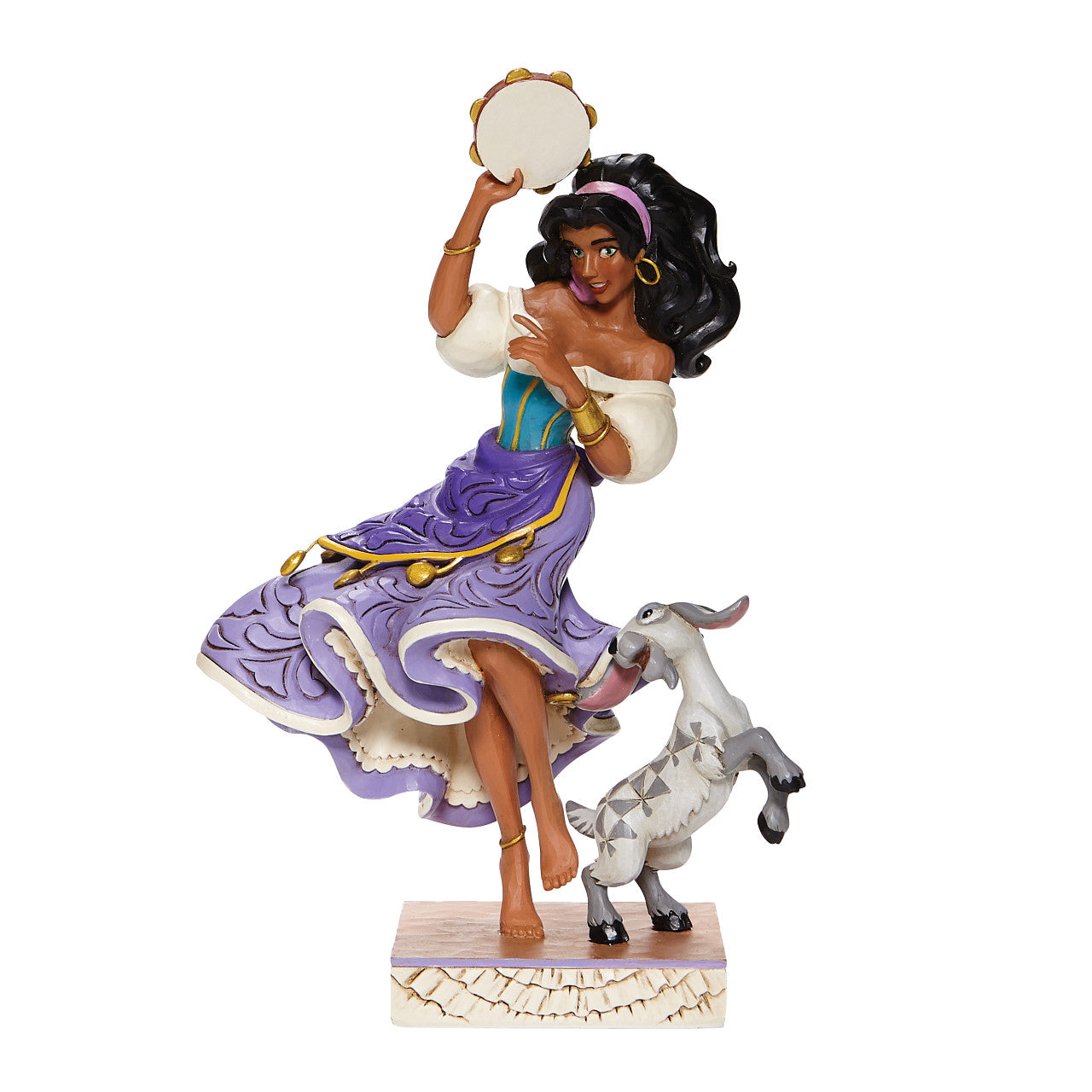 Twirling Tambourine Player - Esmeralda and Djali