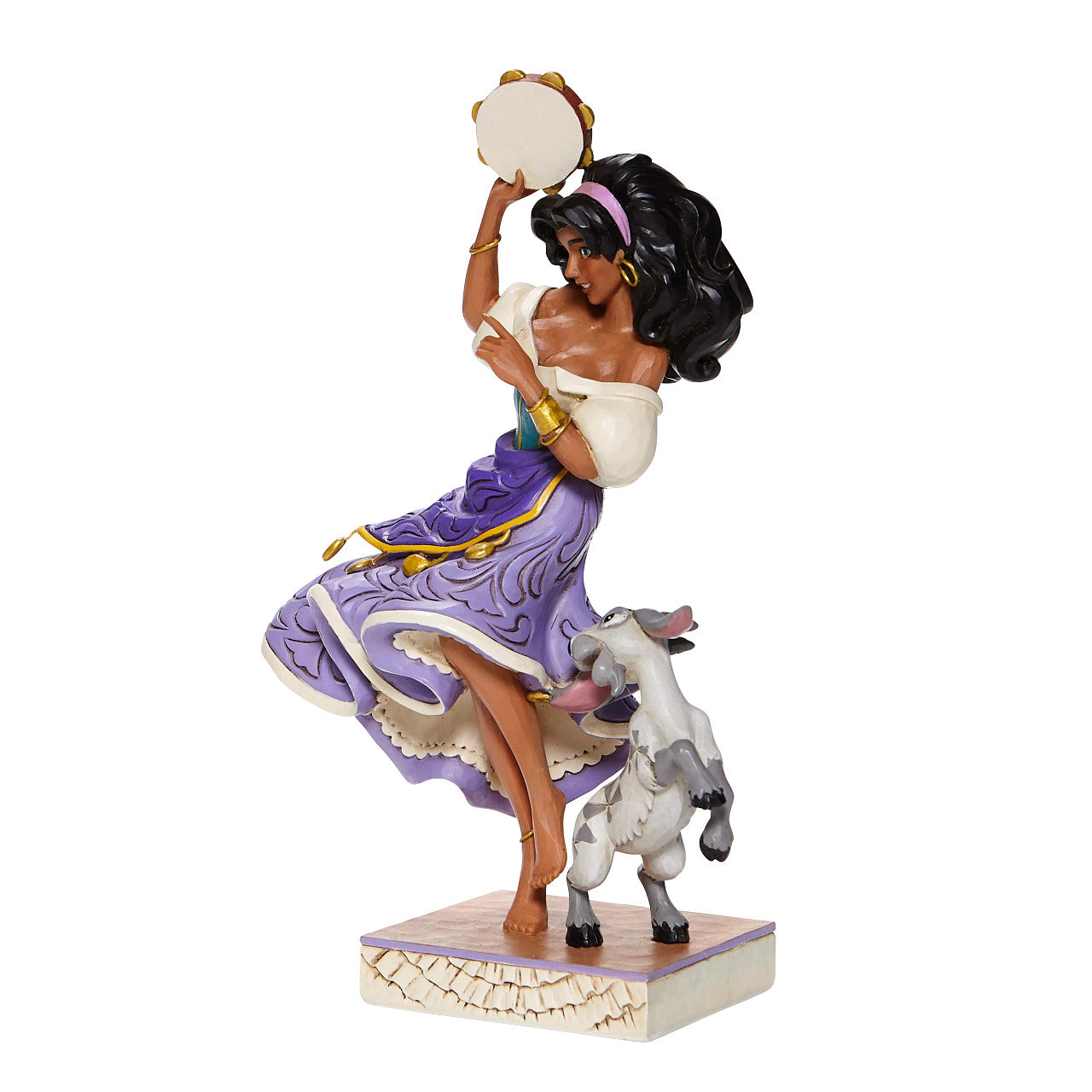 Twirling Tambourine Player - Esmeralda and Djali