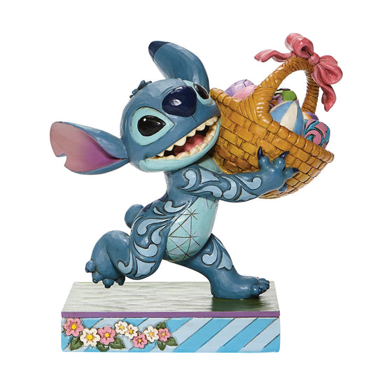 Bizarre Bunny - Stitch Running off with Easter Basket