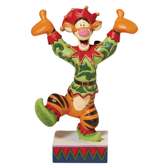 Extatic Elf - Tigger Dressed as Elf