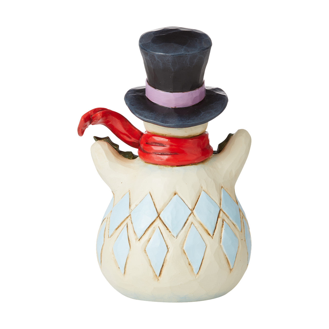 Making Things Merry - Snowman Holly Garland Pint Sized Figurine
