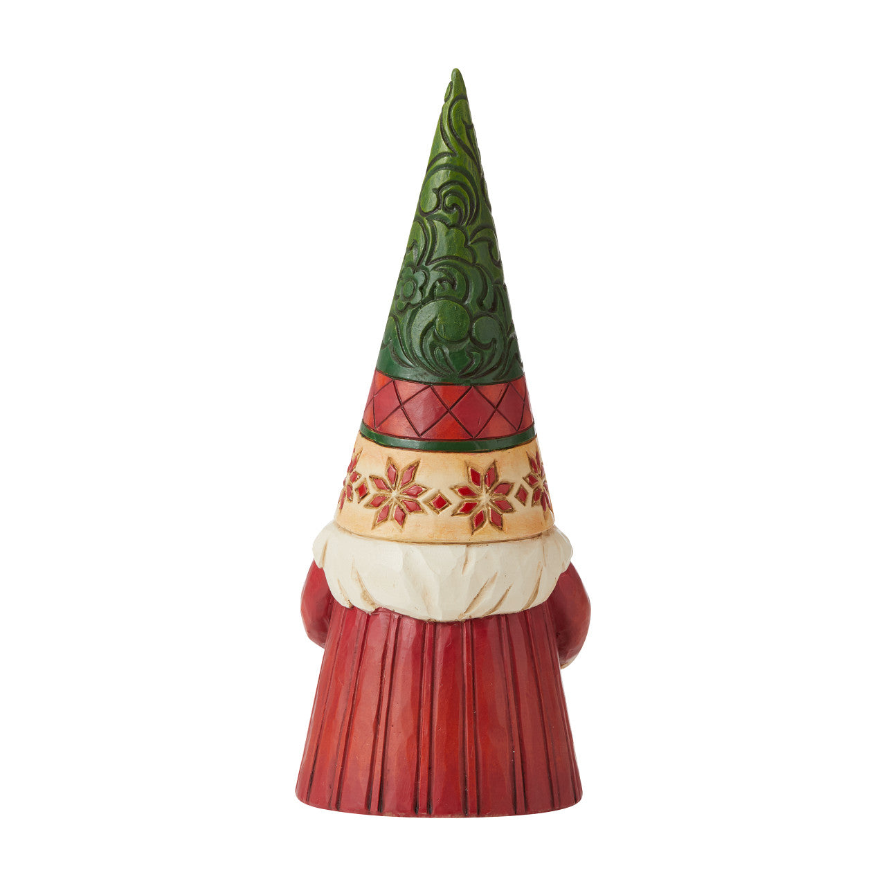 Decorating Gnome and Hearth - Christmas Gnome Holding Wreath Figurine