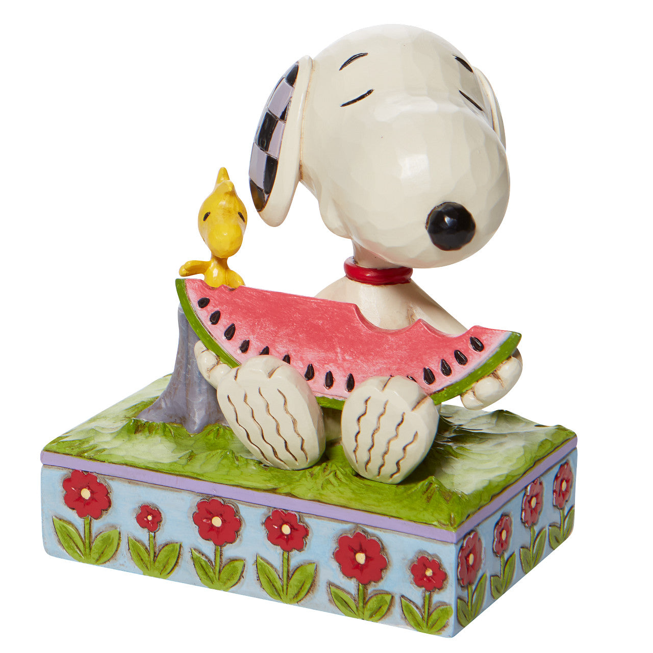 Snoopy and Woodstock eating Watermelon