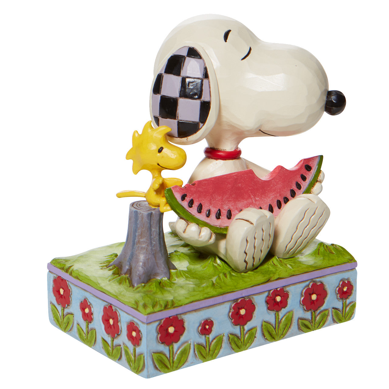 Snoopy and Woodstock eating Watermelon