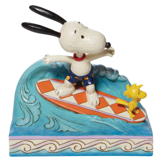 Snoopy and Woodstock Surfing