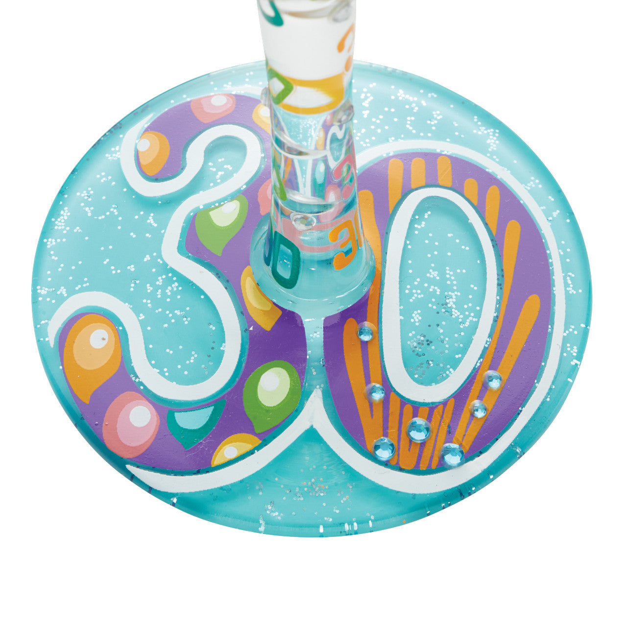 30th Birthday Wine Glass