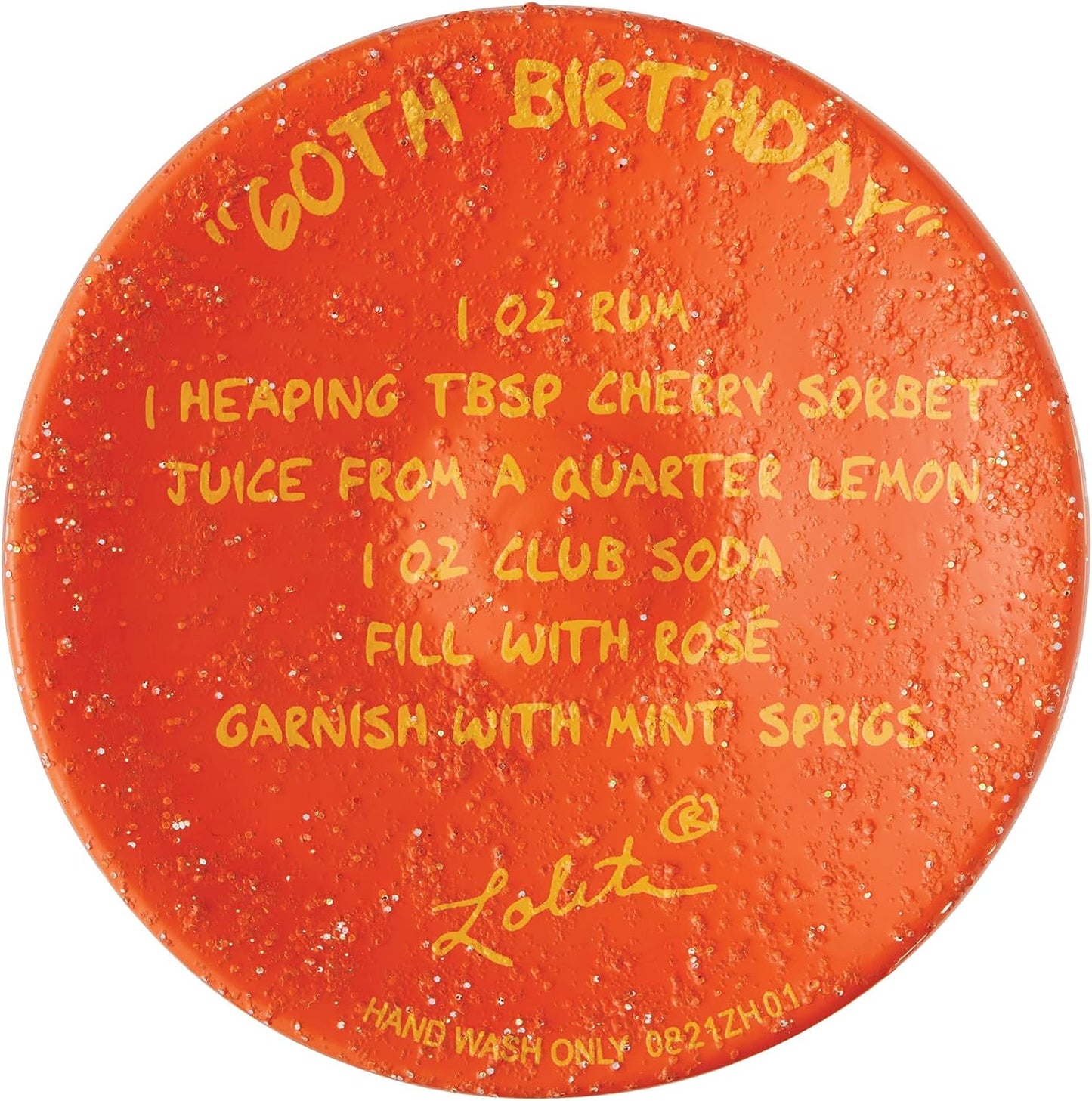 60th Birthday Wine Glass