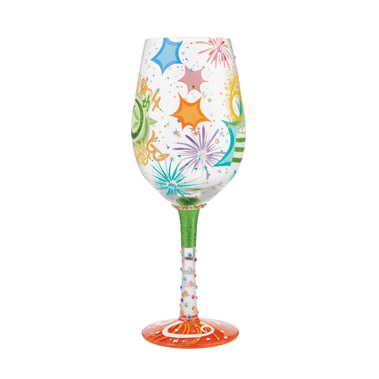 60th Birthday Wine Glass