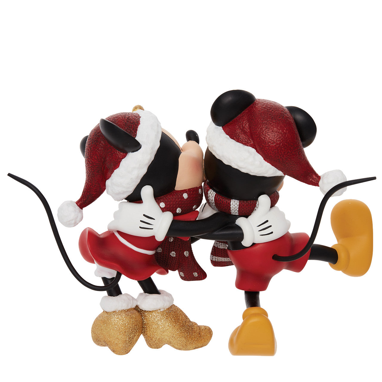 Christmas Mickey and Minnie Figurine
