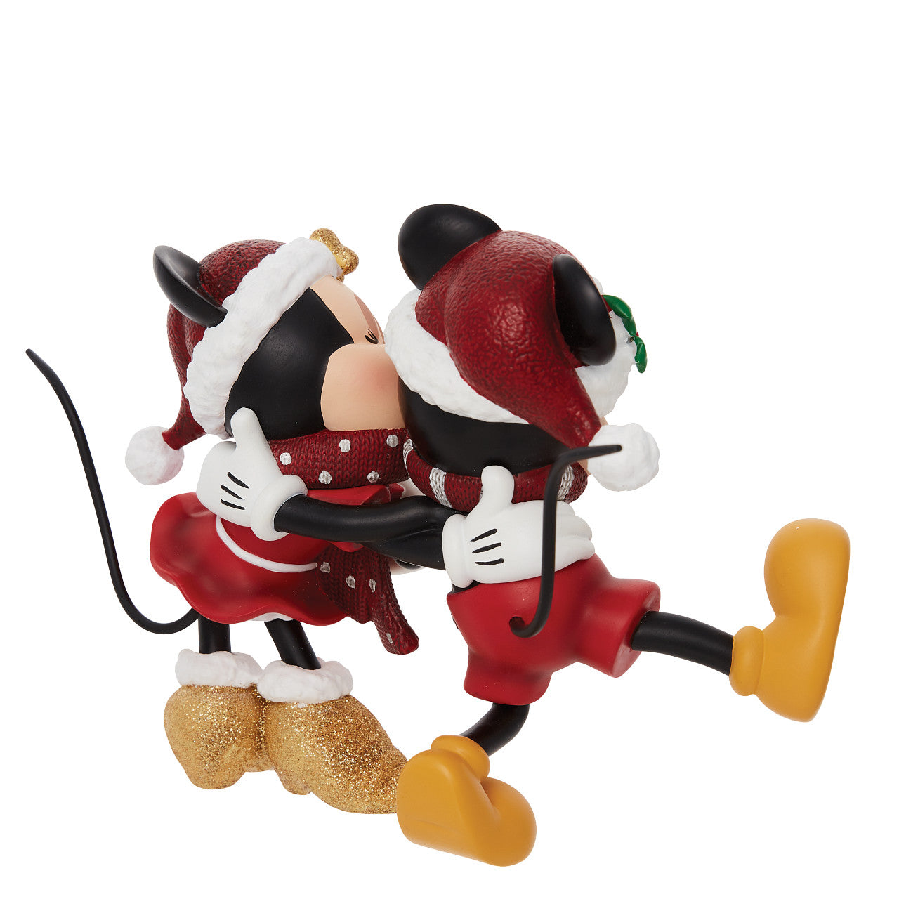 Christmas Mickey and Minnie Figurine