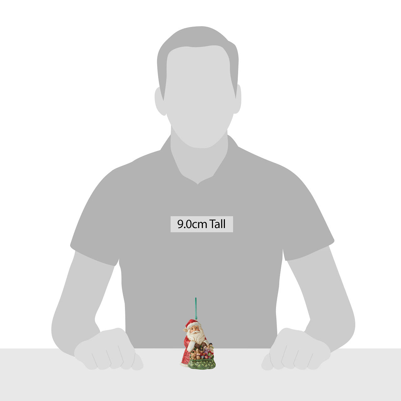 Santa With Toybag Worldwide Event Hanging Ornament