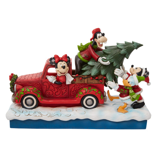 Loads of Christmas Cheer - Mickey Mouse and Friends with Red Truck