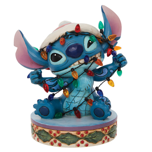 All Tangled Up - Stitch Wrapped in Fairy Lights