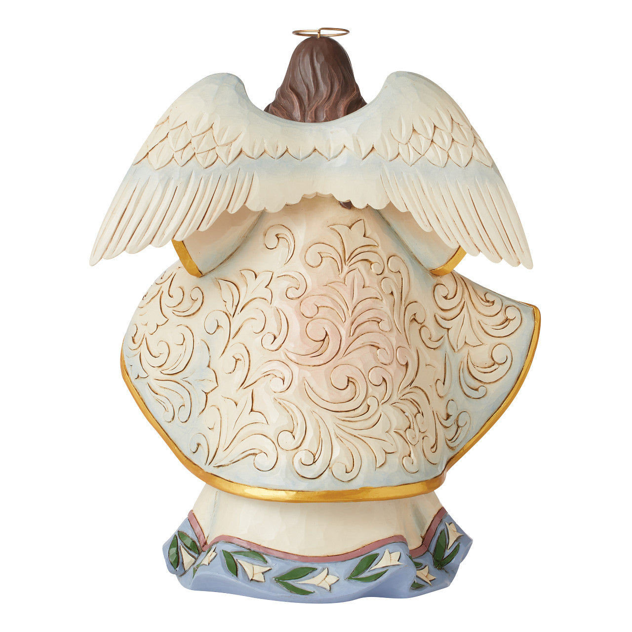 Open Your Heart To The Christmas Miracle - Open Coat Nativity Angel Figurine