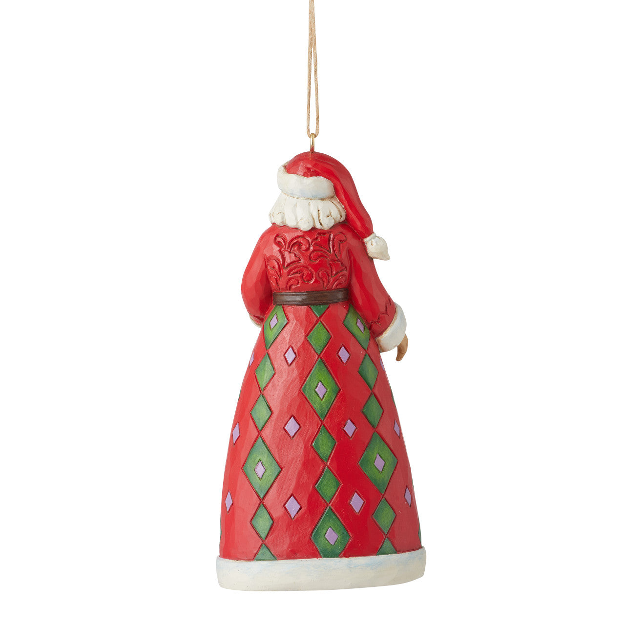 O' Little Town Santa Hanging Ornament