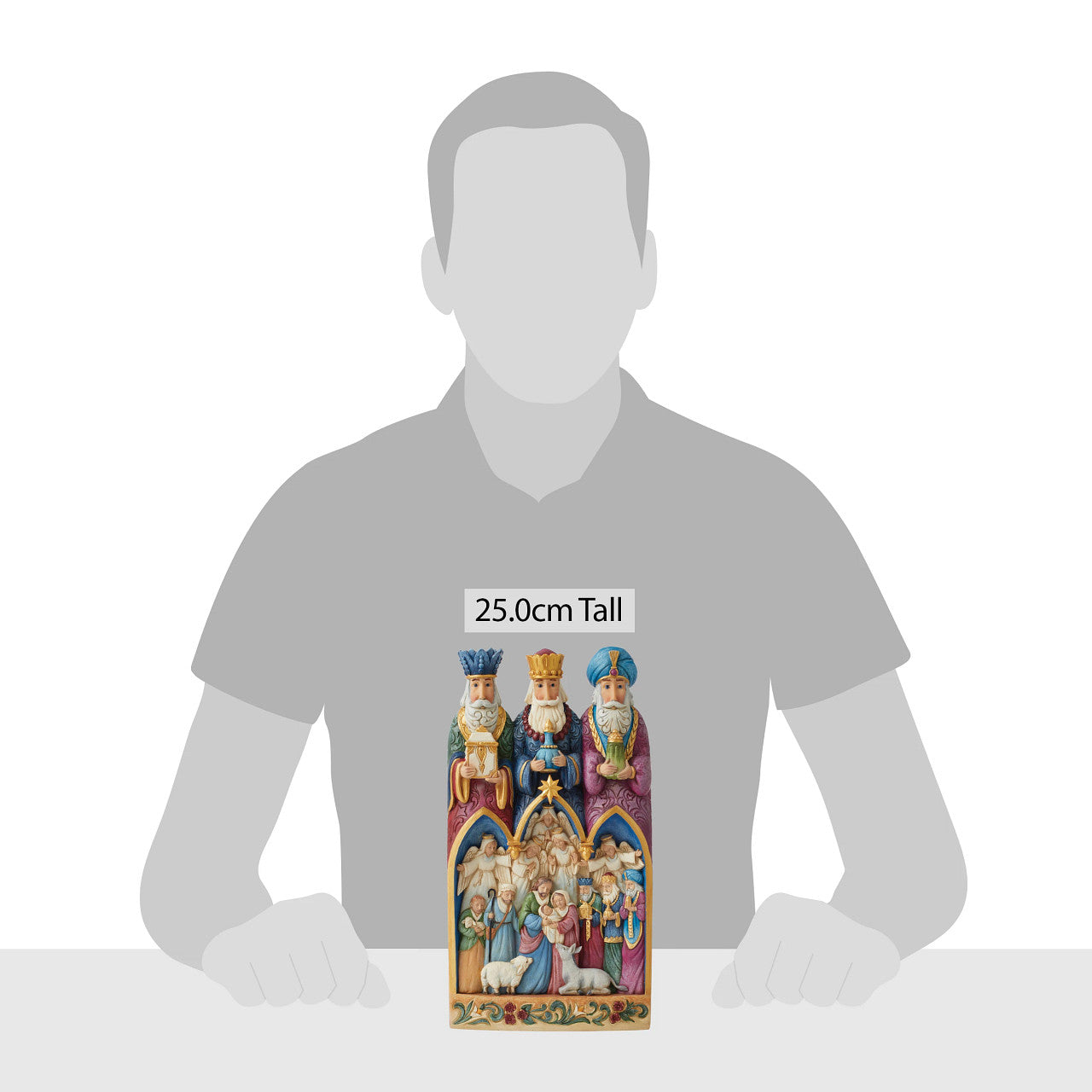 Born the Lord of Lords - Three King Diorama Figurine