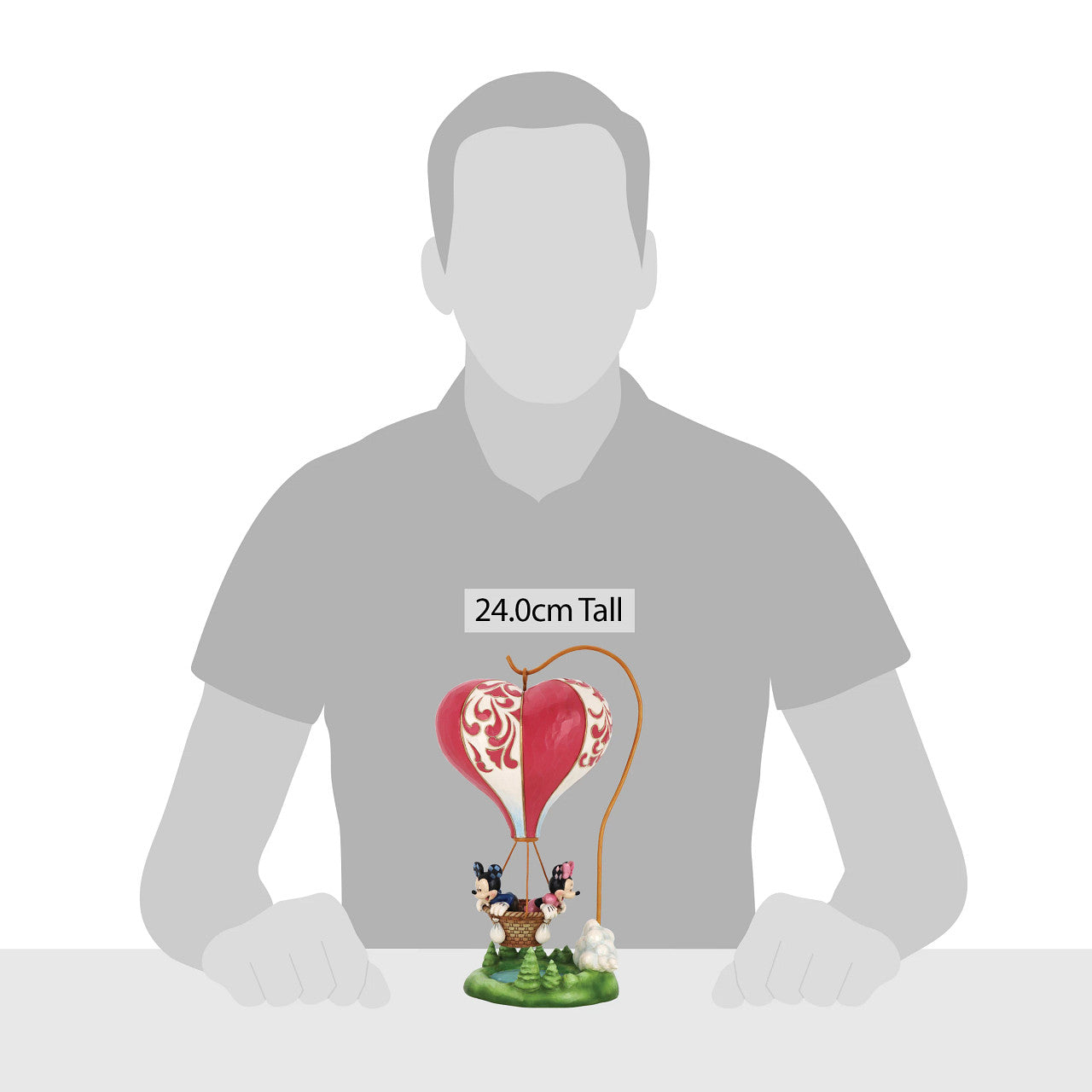 Love Takes Flight - Mickey and Minnie Heart Air Balloon