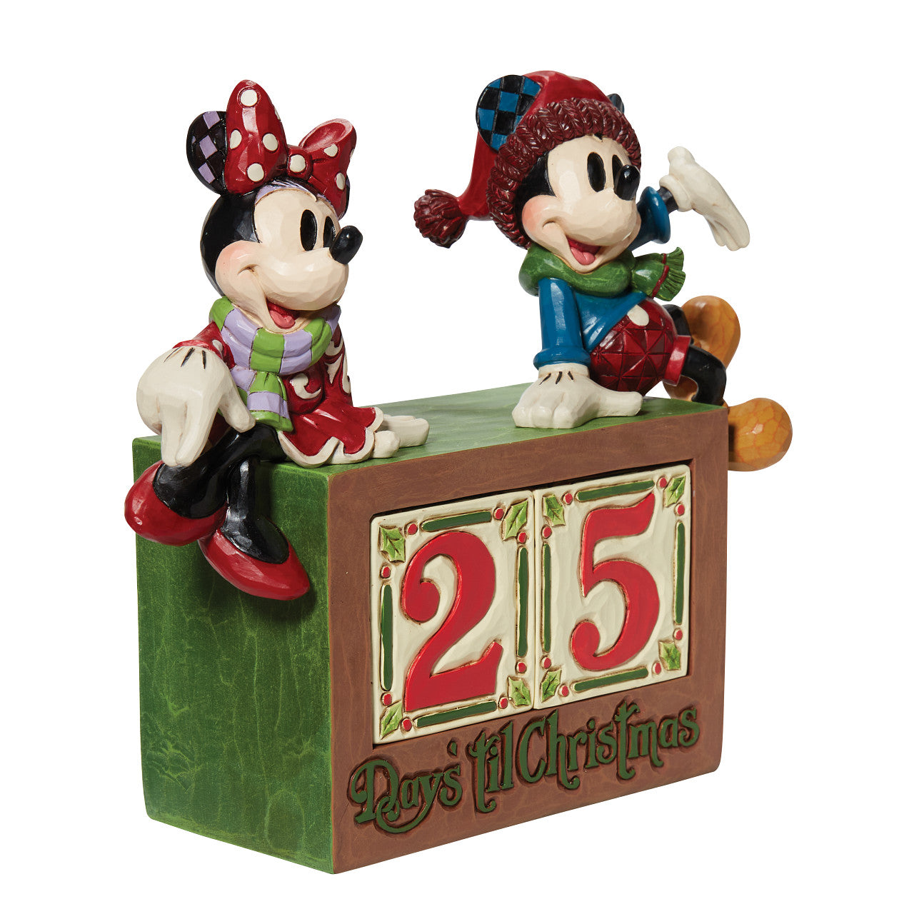 The Christmas Countdown - Mickey and Minnie Perpetual Calendar